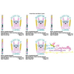 Ready For a Whole Llama Learning Embroidery Design Pattern-2