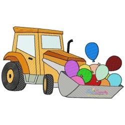 Birthday Transportation Embroidery Design Bundle-4