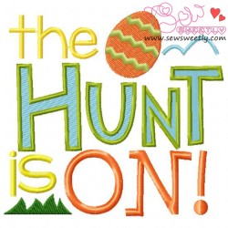 The Hunt Is On Embroidery Design Pattern-3