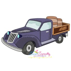 Farmer Truck Embroidery Design Bundle-11