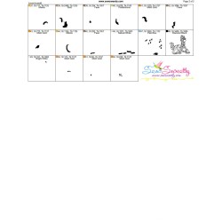 Rainy Baby Dinosaur-3 Embroidery Design Pattern-4