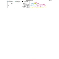 Rainy Baby Dinosaur-6 Embroidery Design Pattern-4