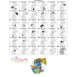Rainy Baby Dinosaur-7 Embroidery Design Pattern-3