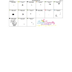 Rainy Baby Dinosaur-10 Embroidery Design Pattern-4