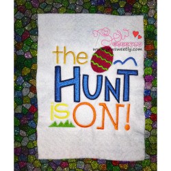 The Hunt Is On Embroidery Design Pattern-2