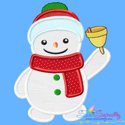 Christmas Snowman Applique Design Bundle-9