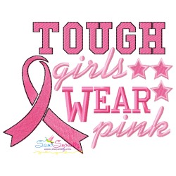 Breast Cancer Awareness Embroidery Design Bundle-5