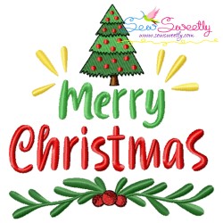 Christmas Lettering Embroidery Design Bundle-2-8