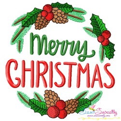 Christmas Lettering Embroidery Design Bundle-2-3