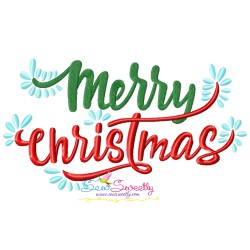 Christmas Lettering Embroidery Design Bundle-2-9