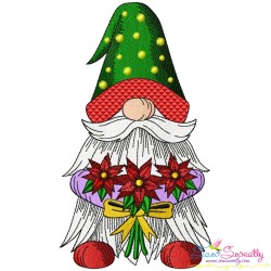 Christmas Gnomes Embroidery Design Bundle-3