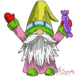 Christmas Gnomes Embroidery Design Bundle-11