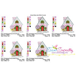 Christmas House-6 Embroidery Design Pattern-2