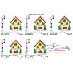 Christmas House-5 Embroidery Design Pattern-2