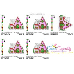 Christmas House-1 Embroidery Design Pattern-2