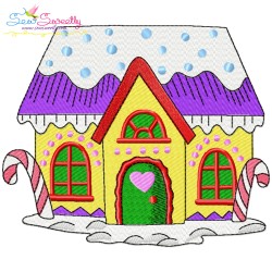 Christmas Houses Embroidery Design Bundle-2