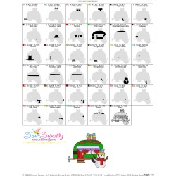 Christmas Caravan-10 Embroidery Design Pattern-3