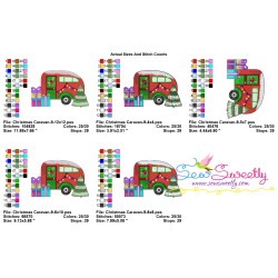 Christmas Caravan-9 Embroidery Design Pattern-2