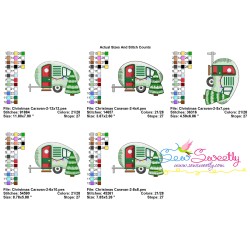 Christmas Caravan-2 Embroidery Design Pattern-2