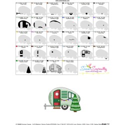 Christmas Caravan-2 Embroidery Design Pattern-3