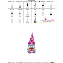 Valentine Gnome-10 Embroidery Design Pattern-3