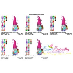 Valentine Gnome-7 Embroidery Design Pattern-2