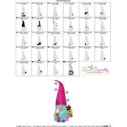 Valentine Gnome-7 Embroidery Design Pattern-3