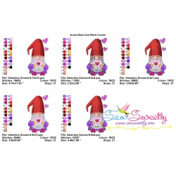 Valentine Gnome-6 Embroidery Design Pattern-2