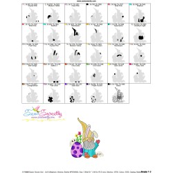 Easter Gnome And Bunny-9 Embroidery Design Pattern-3