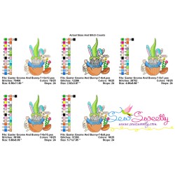 Easter Gnome And Bunny-7 Embroidery Design Pattern-2