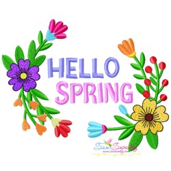 Spring Embroidery Design Bundle-10