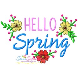 Spring Embroidery Design Bundle-9