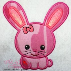 Miss Bunny Applique Design Pattern-3