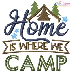 Camping Lettering Embroidery Design Bundle-2-4