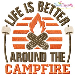Camping Lettering Embroidery Design Bundle-2-7