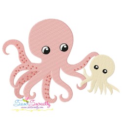 Mother's Day Under The Sea Embroidery Design Bundle-4