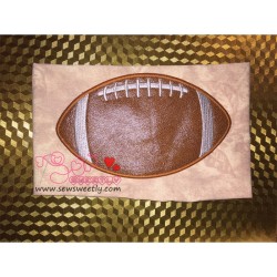 Football Applique Design Pattern-3