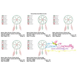 Boho Dream Catcher Embroidery Design Pattern-2