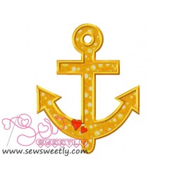 Anchor Applique Design Pattern-1