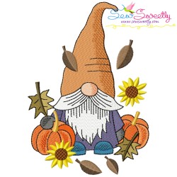 Fall Gnomes Embroidery Design Bundle-11