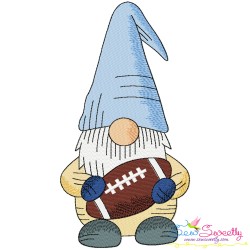 Sports Gnomes Boy Embroidery Design Bundle-6