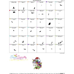 Christmas Unicorn-5 Embroidery Design Pattern-3