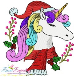Christmas Unicorns-2 Embroidery Design Bundle-10