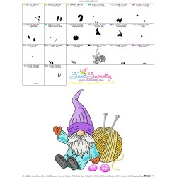 Knitting Gnome Boy-4 Winter Embroidery Design Pattern-3