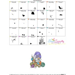 Knitting Gnome Boy-5 Winter Embroidery Design Pattern-3