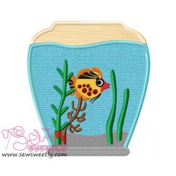 Fish Bowl-2 Applique Design Pattern-1