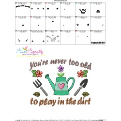 You Are Never Too Old To Play In The Dirt Embroidery Design Pattern-3