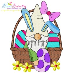 Easter Gnomes Embroidery Design Bundle-12