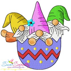 Easter Gnomes Embroidery Design Bundle-4