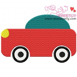 Cartoon Car Embroidery Design Pattern-1